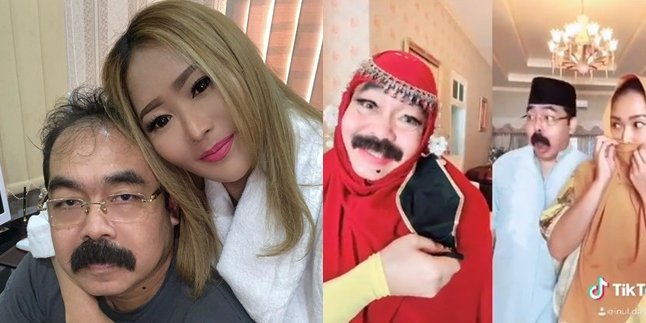 Very Entertaining, Here Are 8 Funny Actions of Inul Daratista's Husband Playing TikTok - Called Suitable as a Comedian