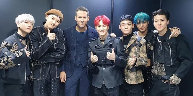 Nggak Mau Kalah Halu, Ryan Reynolds Sudah Siap Ikut Konser EXO