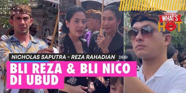 Nicholas Saputra - Reza Rahadian Hadiri Pelebon Megah Tjokorda Bagus Santaka: Vibes Warlok