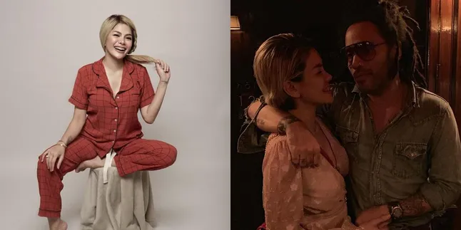 Nikita Mirzani Dipeluk Mesra Penyanyi Lenny Kravitz di Paris, Bikin Netizen Iri!