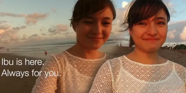 Nikmati Sunset di Bali, Marshanda Nangis Karena Kangen Sienna