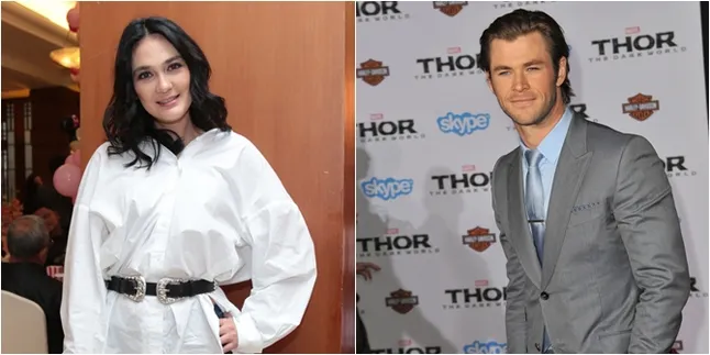 Nonton Australian Open, Luna Maya Selfie Bareng Chris Hemsworth