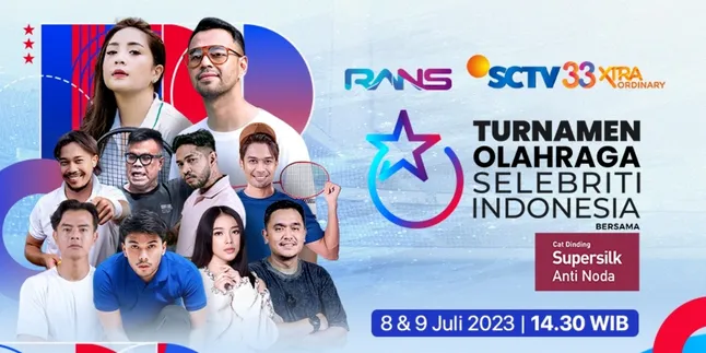 Nonton 'Turnamen Olahraga Selebriti Indonesia' di Vidio, Pertandingan Tenis Antara Onad VS Mulyadi Jadi Laga Pembuka