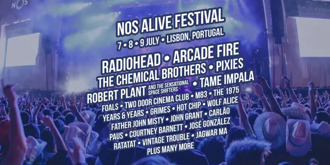 NOS Alive Fest, Headlinenya Bikin Eargasm, Beli Tiketnya!