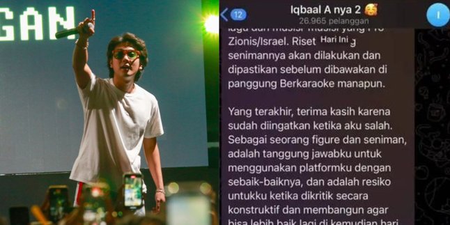 Sing Justin Bieber's Song with a Palestinian Flag Motif Scarf, Iqbaal Ramadhan Will Soon Provide Clarification