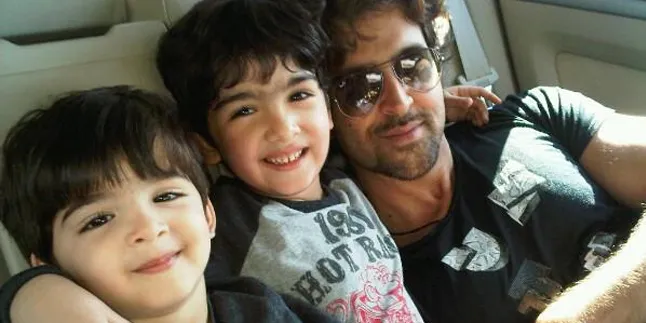 Ompong, Hridhaan Putra Hrithik Roshan Jadi Unyu dan Menggemaskan