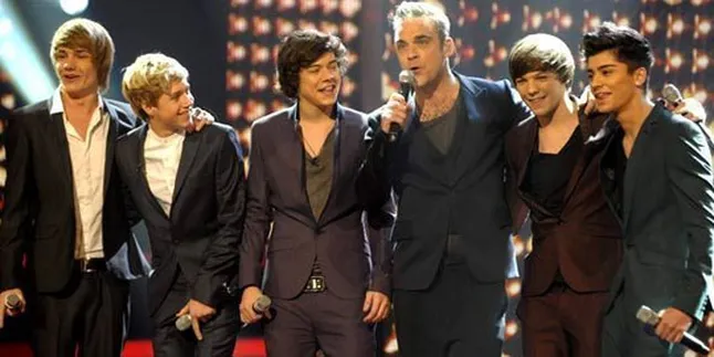 One Direction: Robbie Williams Bisa Bergabung Kapanpun!