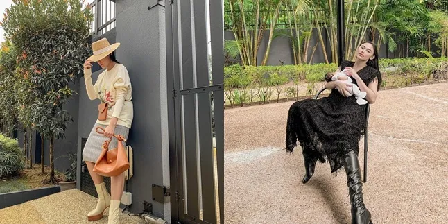 OOTD Kece Whulandary Herman Buat di Rumah Aja, Banjir Pujian Karena Langsing Habis Melahirkan