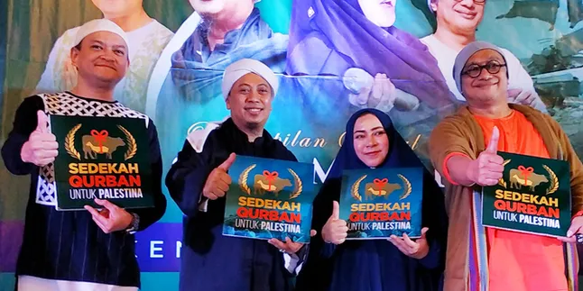 Opick Hingga Melly Goeslaw Sumbangkan Daging Kurban ke Palestina