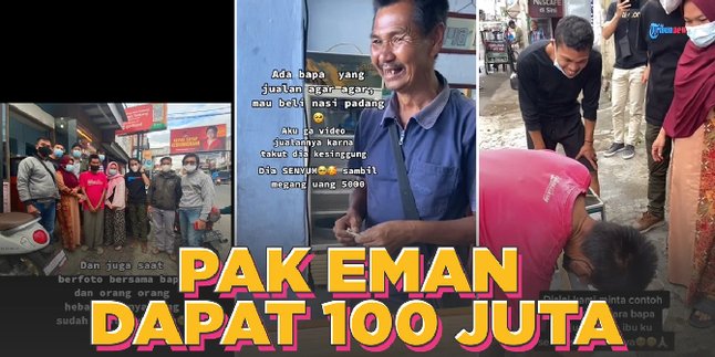 Pak Eman, Agar-Agar Seller From Garut Receives 100 Million Donations