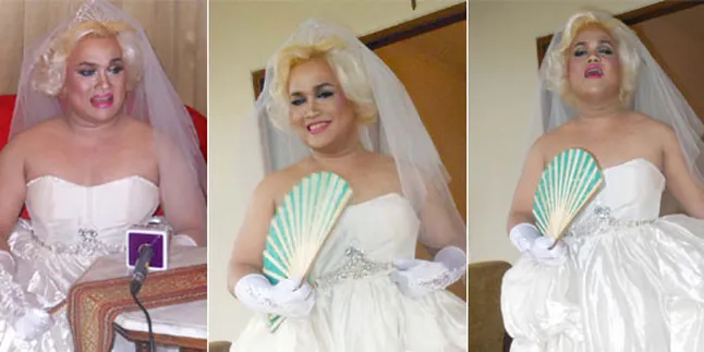 Pakai Baju Pengantin, Tata Liem Tak Takut Diprotes