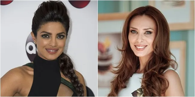Pakai Gaun Serupa, Pacar Salman Khan Coba Tiru Priyanka Chopra? Pakai Gaun Serupa, Pacar Salman Khan Coba Tiru Priyanka Chopra?
