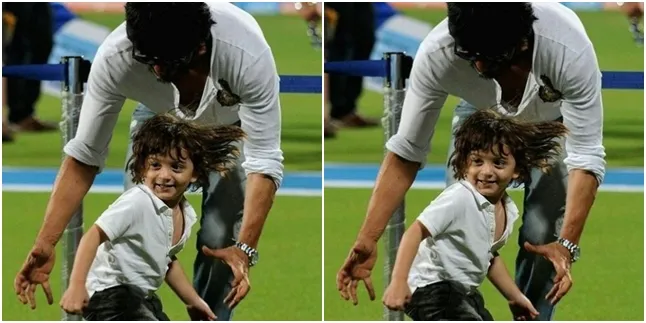 Pakai Kacamata Hitam Menutup Muka, AbRam Khan Imutnya Kebangetan!