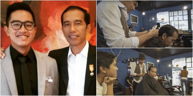 Pakai Pomade-Undercut, Begini Gaya Presiden Jokowi Potong Rambut