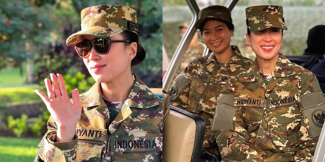 Pakai Seragam Loreng, Widiyanti Putri Menteri Pariwisata Cantiknya Mirip Kim Ji Won di Descendants of The Sun