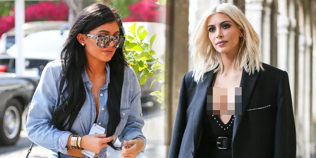Pamer Kemolekan, Kylie Jenner Saingi Kim Kardashian Pamer Kemolekan, Kylie Jenner Saingi Kim Kardashian