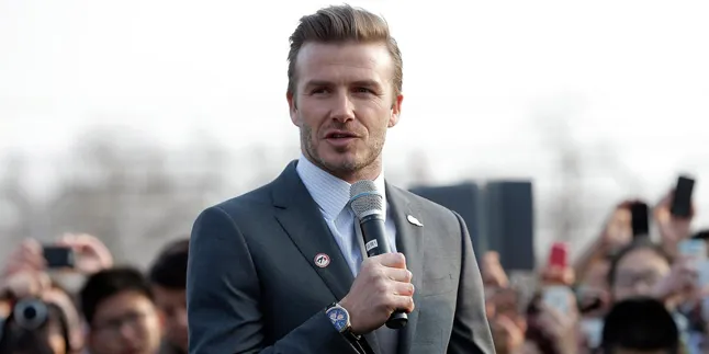 Pamer Tato, David Beckham Bikin Histeris Warga China
