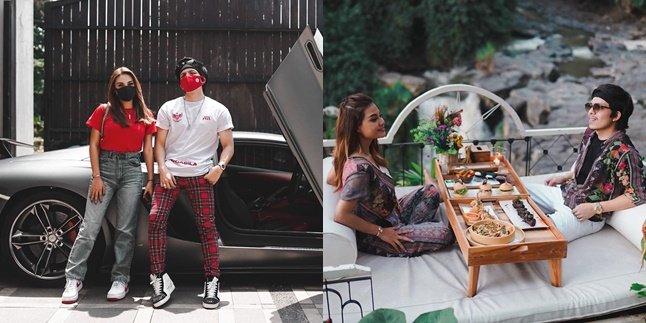 Show Affection in a Luxury Car - Romantic Vacation, 8 Portraits of Atta Halilintar & Aurel Hermansyah's Super Rich Dating Style