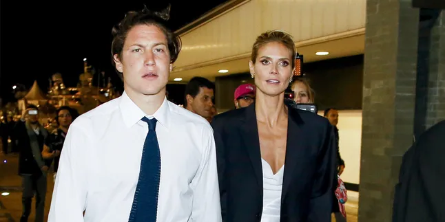 Panas! Bukannya Nonton Tenis, Heidi Klum Malah Asik Ciuman