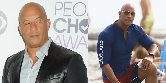Panas, Diam-Diam Vin Diesel & The Rock Berantem di Lokasi Syuting