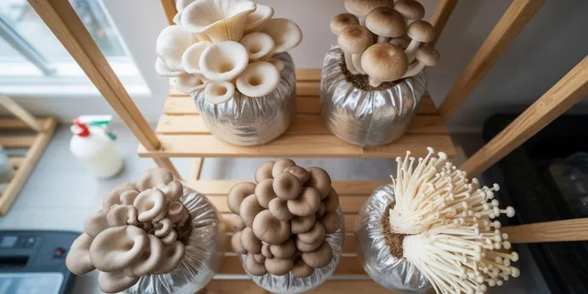 Panduan Lengkap Cara Menanam Jamur Tiram, Merang, Kuping, dan Enoki di Rumah