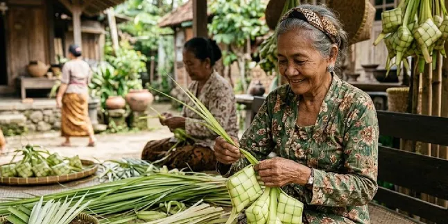 Guide to Making Traditional Ketupat from Young Coconut Leaves for Soft and Durable Results