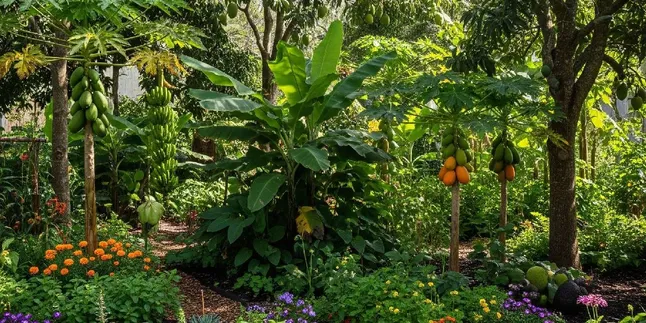 Guide to Choosing Tropical Food Forest Plants for a More Productive and Easy-to-Maintain Food Garden