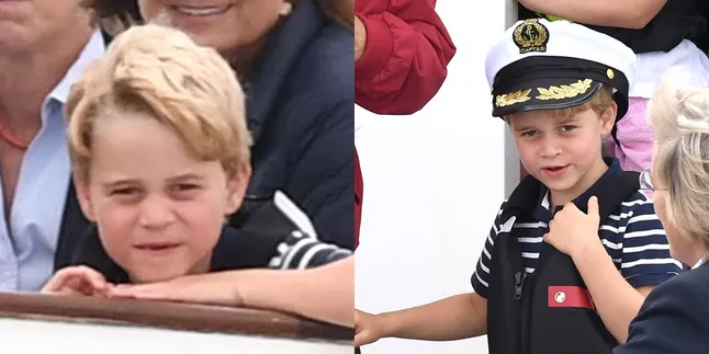 Pangeran George Pamer Gigi Ompongnya di Atas Kapal, Cuteness Alert!