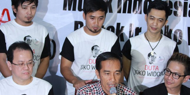 Para Penyanyi Curhat Masalah Pembajakan ke Jokowi