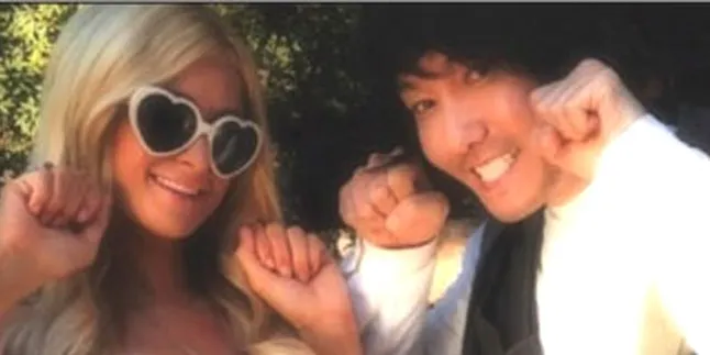 Paris Hilton Enjoy Syuting Bareng Kim Janghoon
