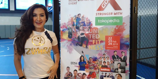 Party Sambil Olahraga, Liza Natalia Masukkan Unsur Musik Dangdut ke Dalam Zumba