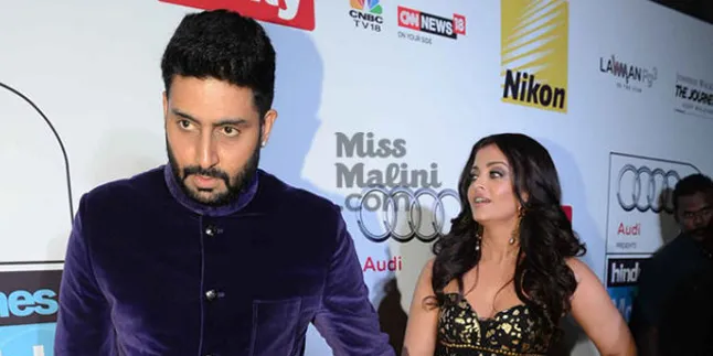Pasca Insiden di Red Carpet, Abhishek Gandeng Mesra Aishwarya