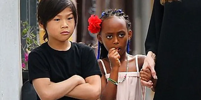 Pax & Sahara Susul Angelina Jolie di 'MALEFICENT'