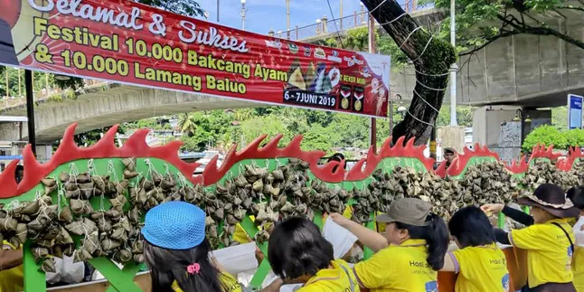 Pecahkan Rekor MURI, Begini Kemeriahan Festival Bakcang dan Lamang Baluo di Padang