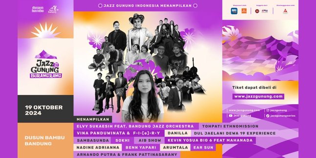 Pecinta Musik Jazz di Bandung Merapat! Jazz Gunung Burangrang: Sora-Sora Bergembira Akan Segera Digelar