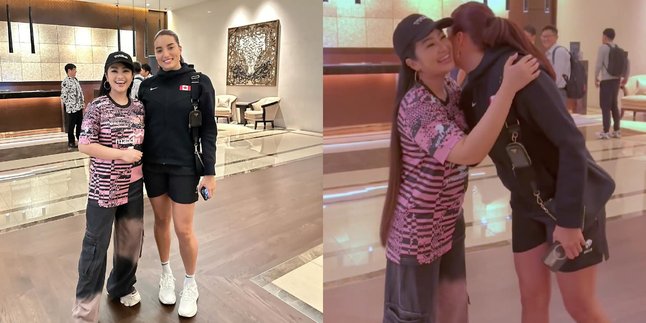 Dangdut Singer Fitri Carlina Takes Photo with Sandy Walsh's Wife, Praised for Being Equally Beautiful