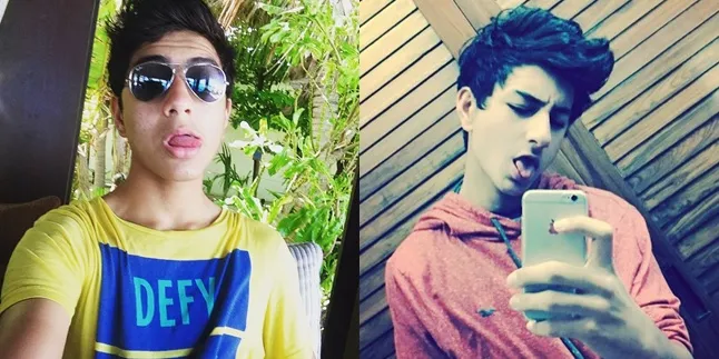 Pede Pake Kaos Pink, Selfie Ibrahim Khan Ini Tetap Ganteng?