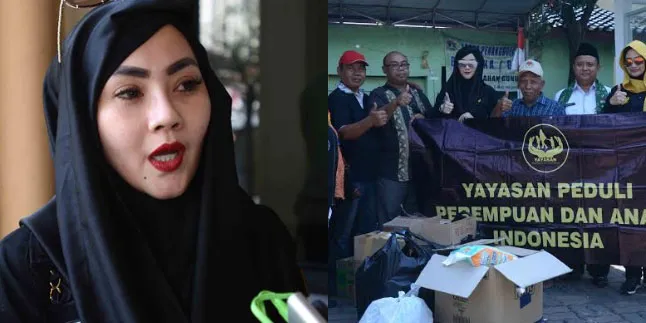 Peduli Sosial, Ade Fitrie Bantu Korban Bencana Kebakaran