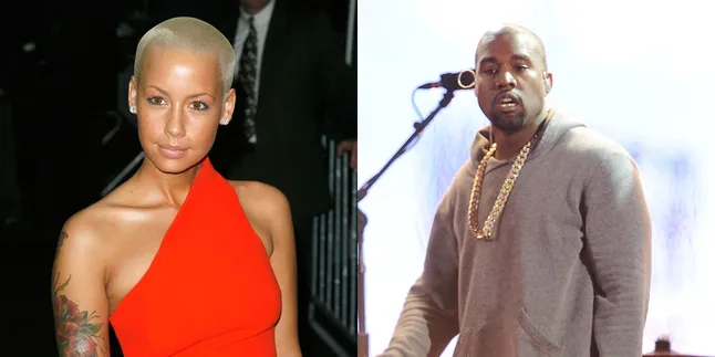 Pegang Rahasia Pribadi, Amber Rose Buat Kanye West Mati Kutu