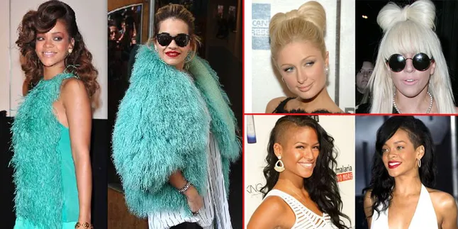 Penampilan Mirip Para Diva Internasional! Saling Curi Gaya?
