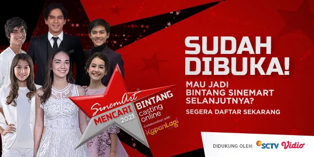 Pendaftaran SINEMART MENCARI BINTANG Sudah Dibuka, Buruan Daftar Sekarang! Pendaftaran SINEMART MENCARI BINTANG Sudah Dibuka, Buruan Daftar Sekarang!