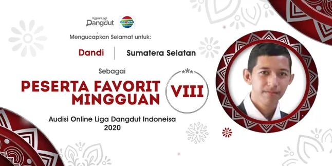 Pengumuman Peserta Favorit Audisi Online LIDA 2020 Minggu Kedelapan