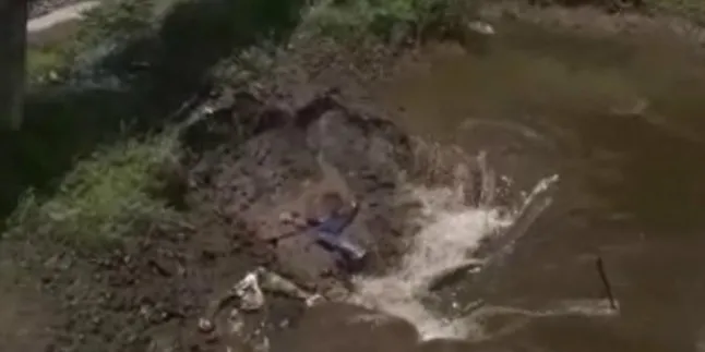 Penjelasan Dari Video Viral Air Kali Kuning Tersedot ke Tanah