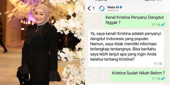 Dandut Singer Kristina Asks Meta AI About Herself, The Result is Hilarious