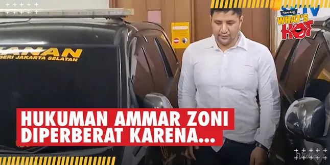 Reasons for Ammar Zoni's Heavier Sentence, Considered to Have a Bad Influence?