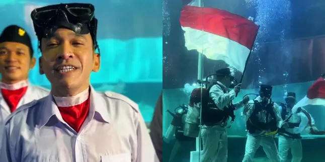 Mixed Feelings of Ruben Onsu After Raising the Flag in the Shark Aquarium
