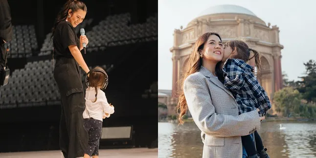 Percakapan dengan Anak Terungkap, Ini 7 Potret Kedekatan Raisa dan Zalina yang Mulai Ceriwis - Puji Mamanya Baik dan Lucu