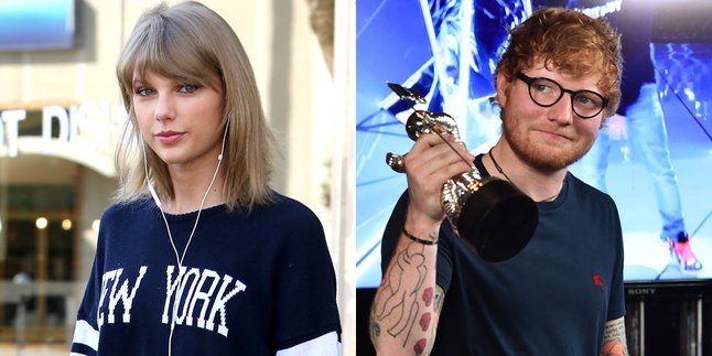 Perdana! Taylor Swift Ajak Ed Sheeran Tampil Bawakan Lagu 'End Game' Secara Live