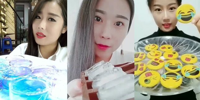Perempuan di China Ikuti Challenge Makan Es Batu dan Jadi Tren Baru