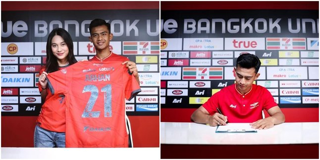 A New Journey for Pratama Arhan at Bangkok United, Accompanied by Azizah Salsha During Contract Signing